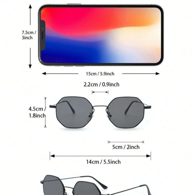 Gafas Hexagonales De Lujo® Unisex 😍