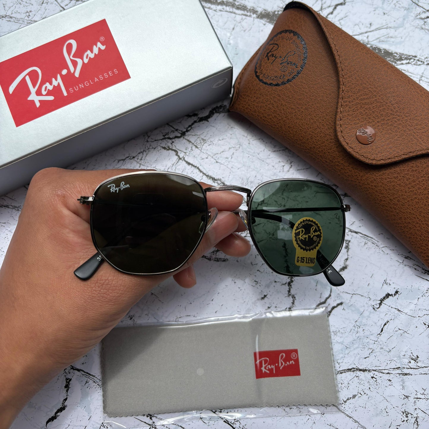 Lentes De Sol Hexagonales RB®